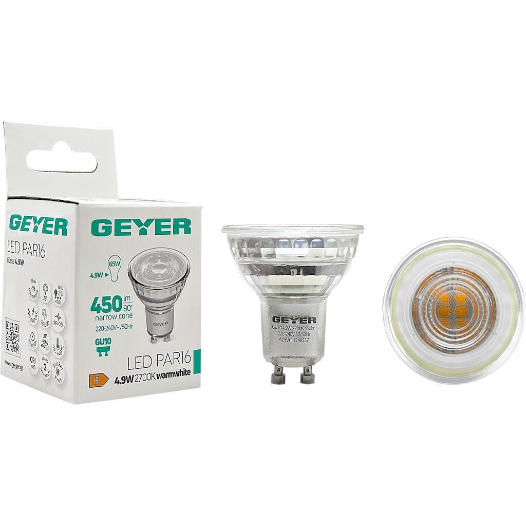LED-Lampe PAR16 Glas 4.9W GU10 2700K 450 lm 36° – Bild 4