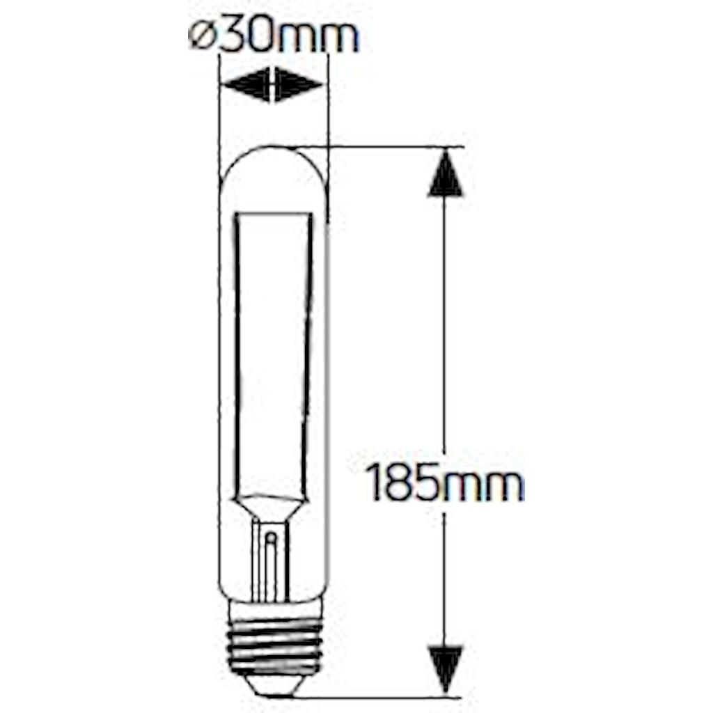 LED-Lampe Vintage T30 6W E27 2000K 550 lm 185mm – Bild 4