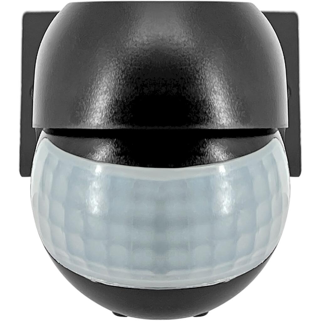 Wand-Bewegungsmelder IR 180° 12m IP44 schwarz – Bild 2