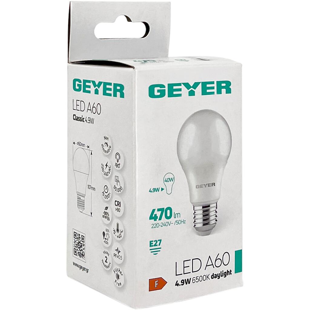 LED-Lampe Klassisch A60 4.9W E27 6500K 470 lm – Bild 3