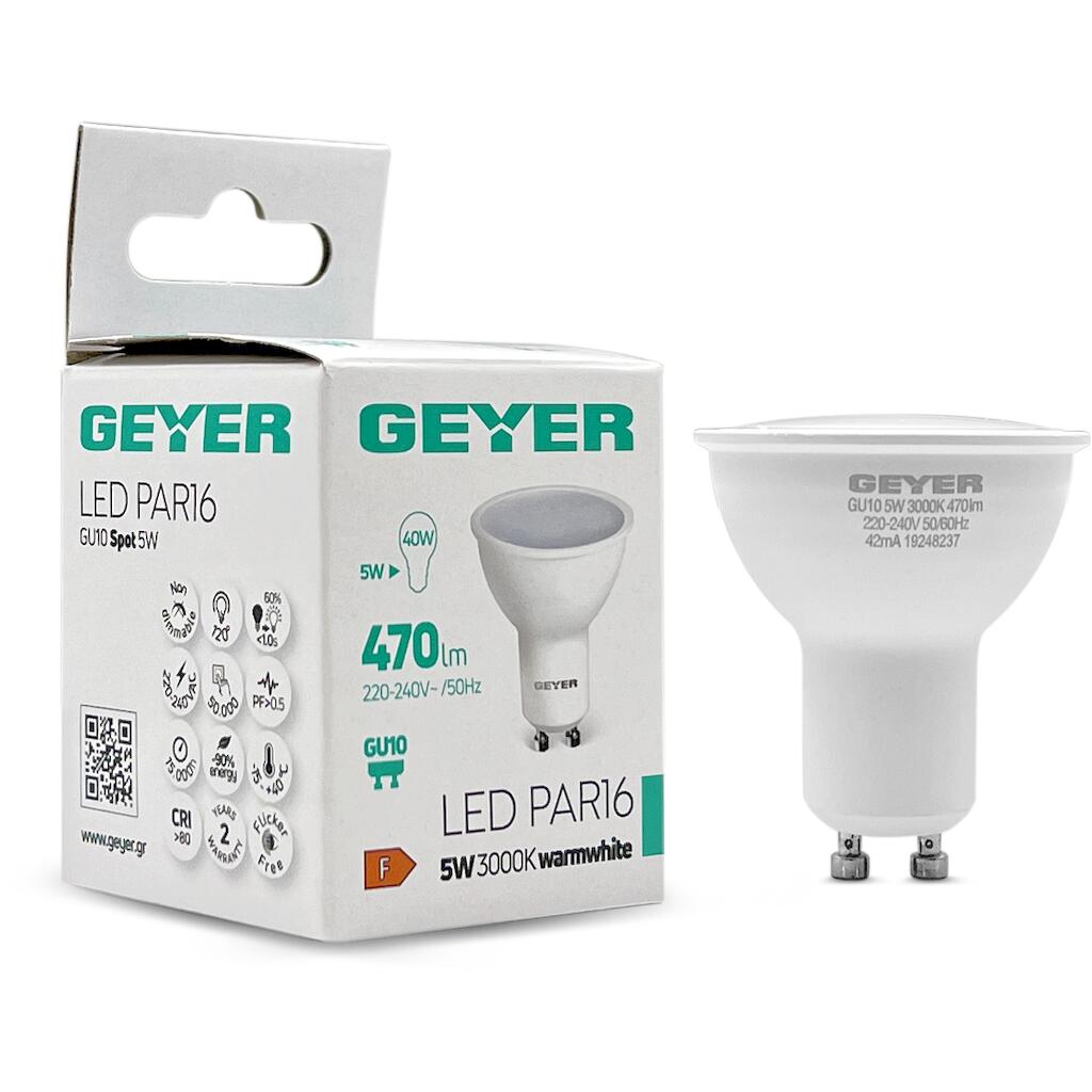 LED-Lampe PAR16 5W GU10 3000K 470 lm – Bild 2
