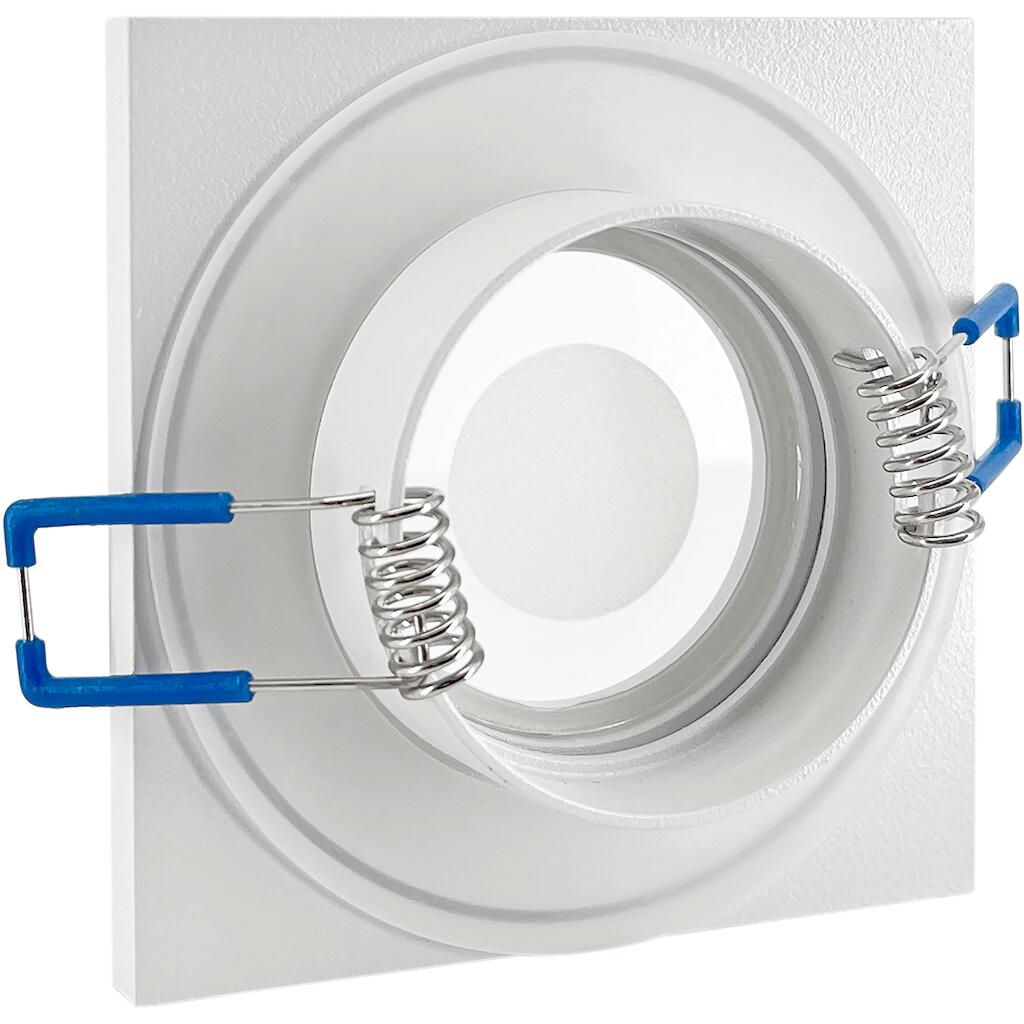 Einbauspot quadratisch S65 GU10 weiß – Bild 3