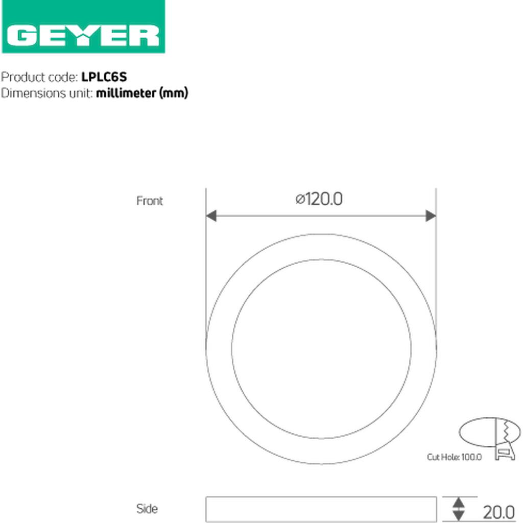 LED Downlight 6W 4000K 380 lm 100 mm – Bild 4